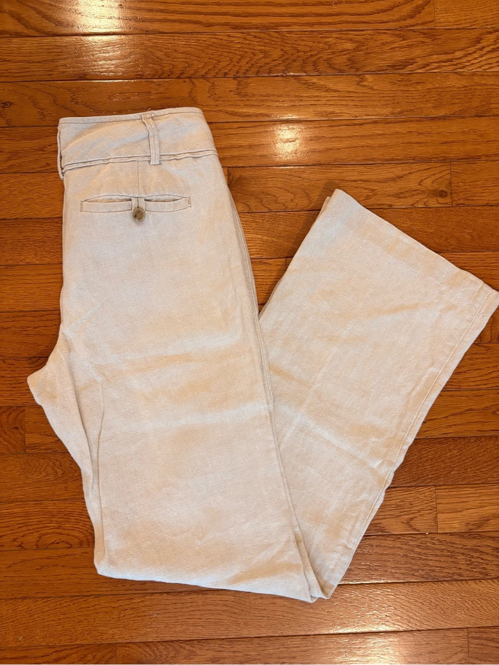 Ann Taylor Loft Women's 100% Linen Marissa Trouser Pants